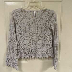 Lace Long Sleeve Top